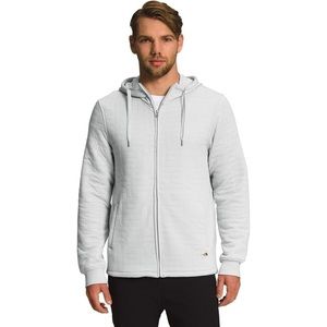 The North Face longs Peak Quilted Full-Zip Hooded Jacket in grey